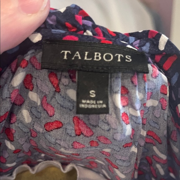 Talbots Multicolor Patterned Blouse - Picture 2 of 5